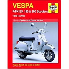 Vespa P/PX125, 150 & 200 Scooters 1978-2009