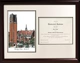 Florida Gators Tower Framed Scholar Diploma Frame with Lithograph
