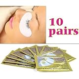 TOOGOO(R) 20 Anti-Wrinkle Eyelash Extension Eye Gel Pads