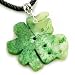 Good Luck Talisman Lucky Charm Symbol Green Jade Necklace