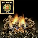 Monessen 18 Vent Free Charred Timber Gas Log Set includes Remote by Monessen