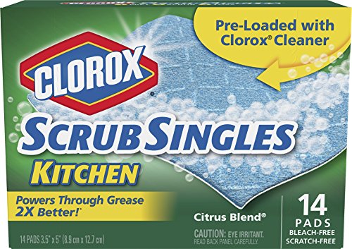Clorox ScrubSingles, Kitchen, Citrus Blend, 14 Count