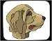 Mouse Pad with face, hound, pet, dog