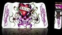 Ed Hardy "Love Kills" Folding Sun Shade, Jumbo Size