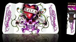 Ed Hardy "Love Kills" Windshield Sunshade - Standard Size