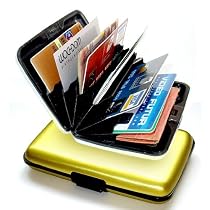 [On SALE / SOLDES !] / Aluminum card holder (&Ouml;gon Designsx) lime metal.