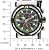 Chase-Durer Men's 224.2BE-LEA Trackmaster Pro Chronograph 2nd Edition Green-Stitched Leather Watch from Chase Durer