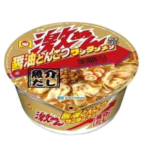 (お徳用ボックス) 激めんワンタンメン 醤油とんこつ 85g*12食
