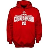 adidas Nebraska Cornhuskers Scarlet Quick Slant Hoody Sweatshirt