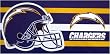 San Diego Chargers Fiber Reactive Pool/Beach/Bath Towel (Team Color)