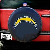 San Diego Chargers NFL Spare Tire Cover (Black)