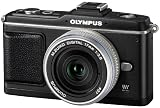 OLYMPUS マイクロ一眼 PEN E-P2 パンケーキキット ブラック E-P2PKIT-BLK 画像
