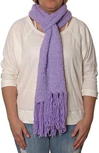 Womens Chenille Scarf (Lavendar)