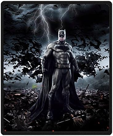 Needyou Personalized Batman Fleece Throw Blanket 50" x 60"