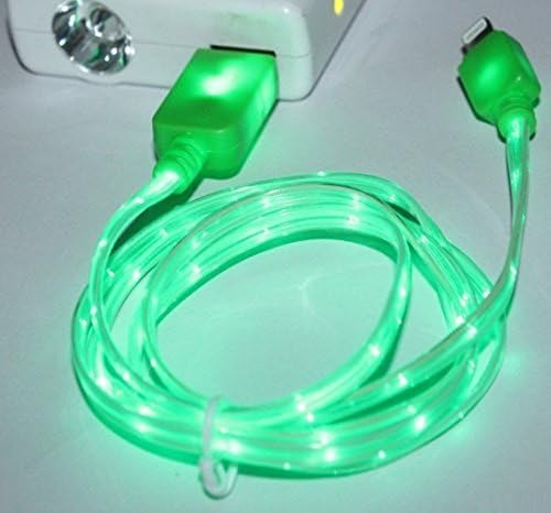 Visibleyoaoo® Buy 3 Get 4 Led Cable for Iphone 5 iPhone 6 6 plus ios 8 LED Charger, Light up Charging Cable Luminescent Visible Smart Charger & Sync Cable for Iphone 5 5s Ios7 iPhone 6 6 plus ios 8 Ipad Mini (Green)