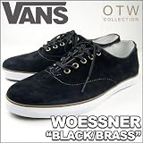 バンズ ヴェスナー オフ・ザ・ウォールコレクション ブラック/ブラス VANS WOESSNER OTW COLLECTION BLACK/BRASS VN-0L3GLJD スエ−ドレザー スニーカー ウォーキングシューズ オフ・ザ・ウォール