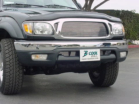 01-04 Toyota Tacoma Polished Aluminum Bumper grille