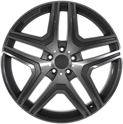 18 Inch Machined Gunmetal Mercedes Wheels AMG Style