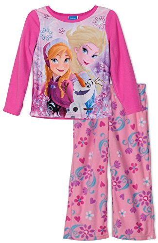 Disney Frozen Best Friends Girls Fleece Pajama Set, Sizes 4-10