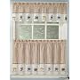 Java Kitchen Curtain - Tailored Valance