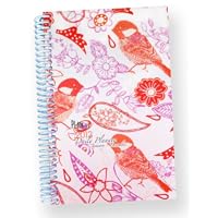 2012 Planner Calendar Year Daily Day Planner Fashion Organizer Agenda January 2012 Through December 2012 Paisley Bird Design