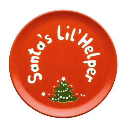Waechtersbach Christmas Tree Santa's Lil Helper Plate