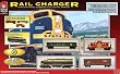 Life-Like Trains HO Scale Rail Charger Diesel Freight Electric Train Set Life-Like Trains HO Scale Rail Charger Diesel Freight Electric Train Set