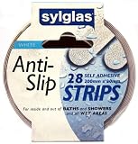 Sylglas Self Adhesive Anti Slip Strips White 200x20mm