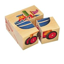 SELECTA Vehicles Picture Cube Puzzle