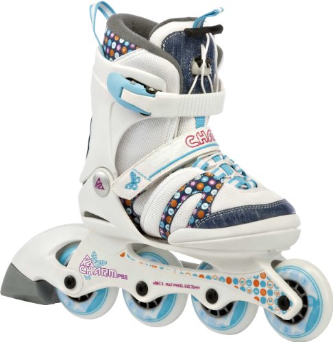 K2 Kinder Skate Charm Pro, wei&szlig;, M, 3020003.1.1.M