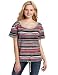 Roxy Juniors Fresh Start Pullover, Black Stripe, Small Roxy Juniors Fresh Start Pullover, Black Stripe, Small
