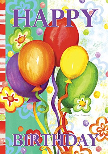 Toland Home Garden  Birthday Bash 12.5 x 18-Inch Decorative USA-Produced Garden Flag