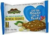 CORAZONAS Oatmeal Squares, White Chocolate Macadamia, 1.76-Ounce (Pack of 12)