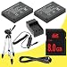 Canon Powershot G1 X 14.3MP Digital Camera with Wide Angle Optical Image Stabilized Zoom TWO NB-10L Lithium Ion Replacement Battery + External Rapid Charger + 8GB SDHC Class 10 Memory Card + Mini HDMI Cable + Full Size Tripod DavisMAX NB10L Accessory G1X Kit