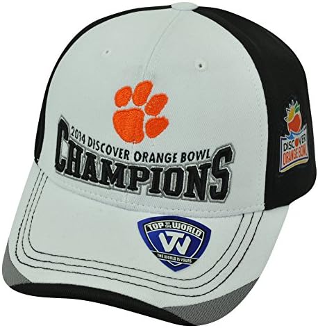 NCAA Top of the World Clemson Tigers 2014 Discover Orange Bowl Champions Hat Cap