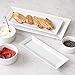 Sur La Table Blanc Rectangular Platters 59909-SET, Set of 3