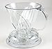 Clever Coffee Dripper and Filters, Small 11 oz|(Clear) Barista's Choice| Safe BPA Free Plastic|Includes 100 Filters