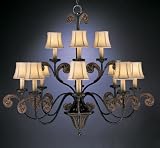 Fine Art Lamps 135740 Large 12LT Chandelier - Avignon Traditional Indoor Lighting