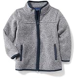オールドネイビー OLD NAVY/ ヘザーフリース インクブルー アウタージャケット 12～18ヶ月【並行輸入】