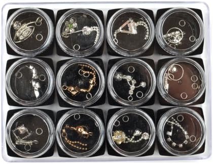 Stella Cosmetic Beauty Nail Art 12 Different Shapes 3D Clear Alloy Rhinestones Decoration Kit