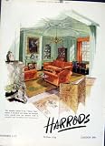 HARRODS QUEEN ANNE HOME FURNISHING 1947 COUNTRY LIFE