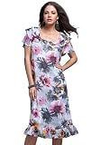 Ruffled Print Dress