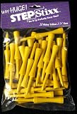 Zero Friction Performance Golf Tees - Yellow, 2 3/4, 50 Count Package