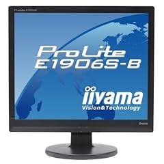 Iiyama ProLite E1906S 48,3cm (19 Zoll)  LCD Monitor DVI-D (Kontrast dyn. 1000:1, 5ms Reaktionszeit) schwarz