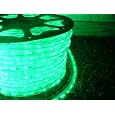 150Ft Rope Lights; 3Wires Emerald Green Chasing LED Rope Light Kit; Christmas Lighting; outdoor rope lighting