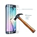 Samsung Galaxy S7 Edge Screen Protector, Chirisen Tempered Glass Cell Phone Touch 3D Full Coverage Screen Protector with Bubble Free, Anti Glare Scratch Reflective, High Definition (Transparent)