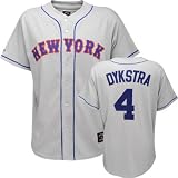 Lenny Dykstra Majestic Cooperstown Throwback New York Mets Jersey