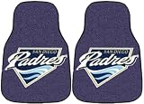 Front Car Truck SUV Carpet Car Floor Mats - San Diego Padres - Pair