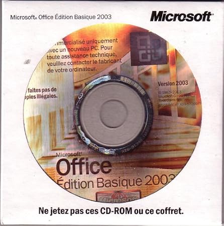 Microsoft Office Basic Edition 2003 w/SP2 - Licence et support - 1 PC - OEM - CD - Win - français (pack de 3 )