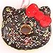 brown sprinkles Hello Kitty donut squishy charm for cellphone or bag